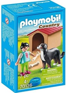 PLAYMOBIL COUNTRY PIES Z BUDĄ KLOCKI 70136