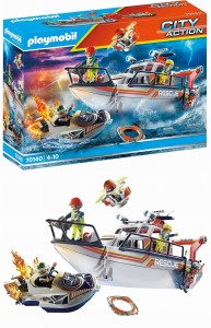 PLAYMOBIL 70140 STRAŻ POŻARNA ŁÓDŹ RATOWNICZA