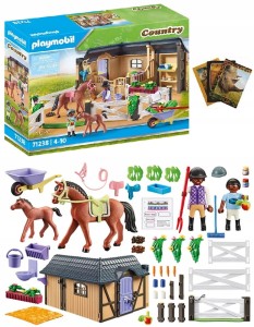 PLAYMOBIL Country 71238 Stajnia + Gratis Zeszyt