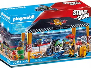 Playmobil Pokaz kaskaderski Namiot serwisowy 70552