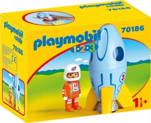 PLAYMOBIL 70186 ASTRONAUTA Z RAKIETĄ