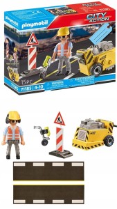 PLAYMOBIL 71185 Pracownik budowlany z frezarką