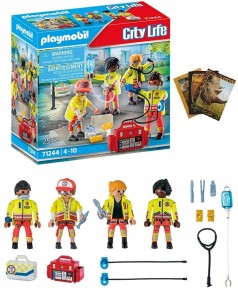 PLAYMOBIL 71244 ZESPÓŁ RATUNKOWY + Gratis Zeszyt