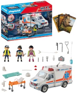 PLAYMOBIL 71232 KARETKA AMBULANS ŚWIATŁO DŹWIĘK + Gratis Zeszyt