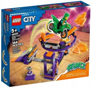 LEGO City Wyzwanie kaskaderskie rampa z kołe 60359