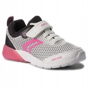 BUTY GEOX ADIDAS J826VA 014BU C0404 WHITE/BLACK 35