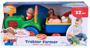 INTERAKTYWNY TRAKTOR FARMER DUMEL GRA MÓWI PREZENT + GRATIS ZESZYT!