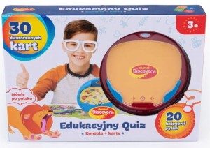 Dumel EDUKACYJNY QUIZ KONSOLA NAUKA ZABAWA KARTY
