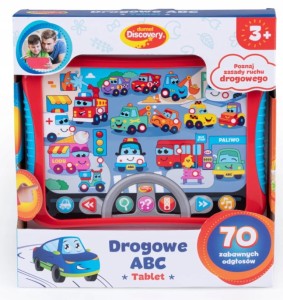 Dumel TABLET DROGOWE ABC QUIZ ZAGADKI DŹWIĘK 3+