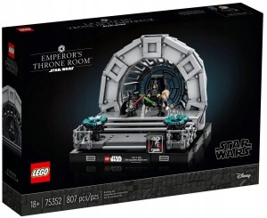 LEGO Star Wars 75352 Diorama: Sala tronowa Imperat