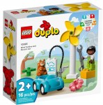 LEGO DUPLO 10985 Turbina wiatrowa i samochód