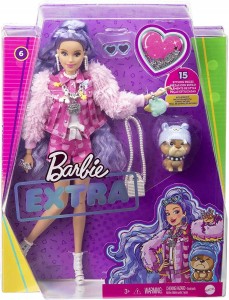 LALKA BARBIE FASHIONISTAS EXTRA Z PIESKIEM GXF08