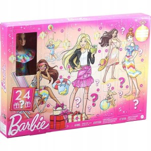 Barbie Styl i szyk Lalka kalendarz adwentowy GXD64