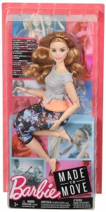 LALKA BARBIE KWIECISTA MADE TO MOVE - MATTEL 29 CM