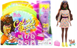 BARBIE NIESPODZIANKA Color Reveal TOTALLY NEON D27