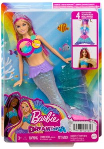MATTEL BARBIE MAIIBU SYRENKA MIGOCZĄCA ŚWIATŁEM HDJ36/4