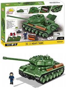 KLOCKI COBI 2578 CZOŁG IS-2 CIĘŻKI WOJSKO 1051 EL.
