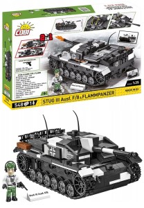 COBI 2286 Działo StuG III Ausf.F/8 & Flammpanzer