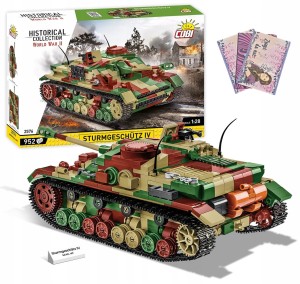 KLOCKI COBI 2576 CZOŁG STURMGESCHUTZ IV SD.KFZ.167 + GRATIS ZESZYT