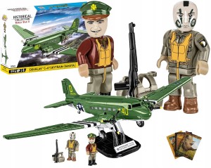 COBI HC WWII /5743/ DOUGLAS C-47 SKYTRAIN DAKOTA + Gratis zeszyt