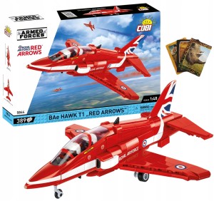 KLOCKI COBI 5844 SAMOLOT BAE HAWK T1 RED ARROWS + GRATIS ZESZYT
