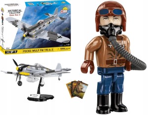 COBI 5741 FOCKE-WULF FW 190-A3 KLOCKI SAMOLOT + gratis zeszyt