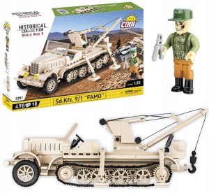 COBI 2281 SD.KFZ. 9/1 FAMO KLOCKI CIĄGNIK POJAZD
