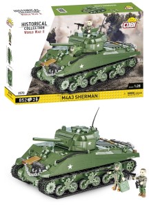 KLOCKI COBI 2570 CZOŁG ŚREDNI M4A3 SHERMAN II WŚ