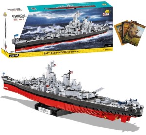 KLOCKI COBI 4837 MISSOURI BATTLESHIP BB-63 2640 KL + Gratis Zeszyt