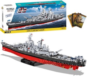 KLOCKI COBI 4836 OKRĘT lowa-Class Battleship (4W1) + Gratis Zeszyt