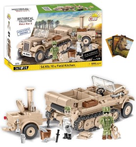 Klocki Cobi 2272 Sd.Kfz 10 Demag D7 + kuchnia HF14 + GRATIS ZESZYT