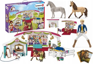 Schleich Wielki pokaz koni 42466 Stajnia Jeździec + Gratis Zeszyt