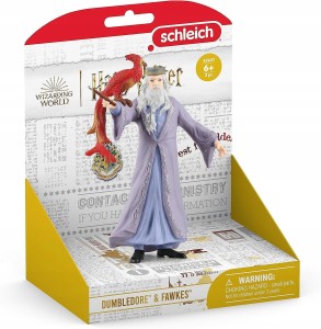 SCHLEICH 42637 FIGURKA PROFESOR ALBUS DUMBLEDORE I FENIKS