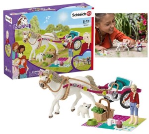 SCHLEICH ZESTAW POWÓZ NA WIELKI POKAZ KONI 42467