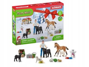 SCHLEICH 98643 KALENDARZ ADWENTOWY KONIE FARMA