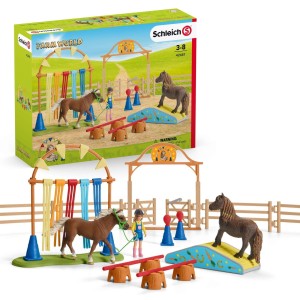 Schleich Trening Zręcznościowy Dla Kucyków 42481