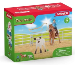 SCHLEICH Zestaw Kowbojka i łapanie na lasso 42577
