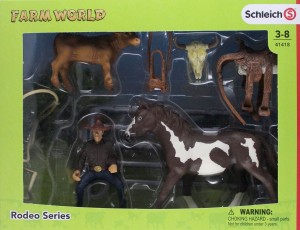 SCHLEICH Kowboj łapiący na lasso 41418