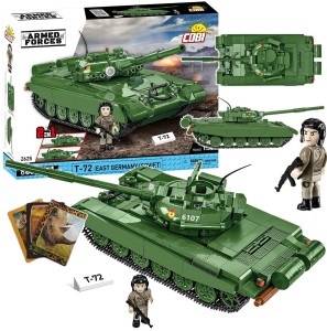 COBI ARMED FORCES /2625/ T-72 M1 (East Germany/Soviet) + Gratis Zeszyt