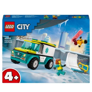 LEGO City 60403 Karetka i snowboardzista