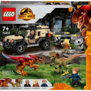 LEGO 76951 Jurassic World Transport pyroraptora
