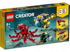LEGO 31130 Creator Wyprawa po zatopiony skarb 3 w 1
