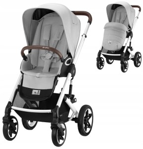 CYBEX WÓZEK TALOS S LUX SLV Lava Grey | mid grey