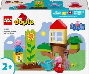 LEGO Duplo 10431 Ogród i domek na drzewie Peppy Świnka Peppa