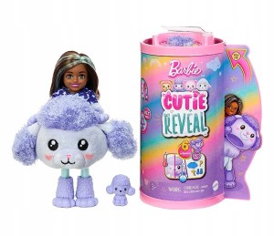 Barbie Cutie Reveal Lalka Chelsea Pudelek + zwierzątko HKR20