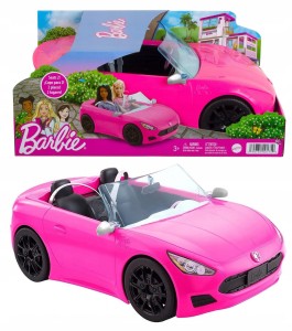 Barbie - Różowy kabriolet samochód dla lalki HBT92