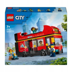 LEGO City 60407 Czerwony, piętrowy autokar