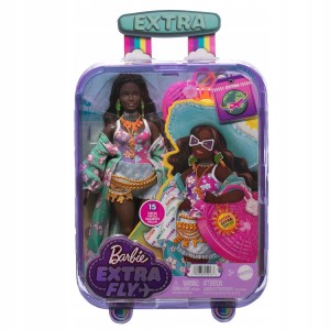 LALKA BARBIE MATTEL EXTRA FLY LALKA PLAŻOWA W PODRÓŻY HPB14