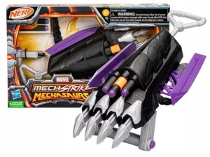 MARVEL AVENGERS NERF F6678 BLASTER RĘKAWICA CZARNA PANTERA + 3 strzałki