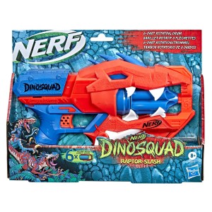 NERF DINOSQUAD WYRZUTNIA RAPTOR SLASH PISTOLET DINOZAUR + 6 STRZAŁEK ZESTAW
